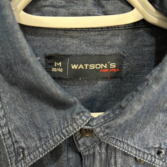 Watson's for Men Denim Shirt - Picture 1 of 3